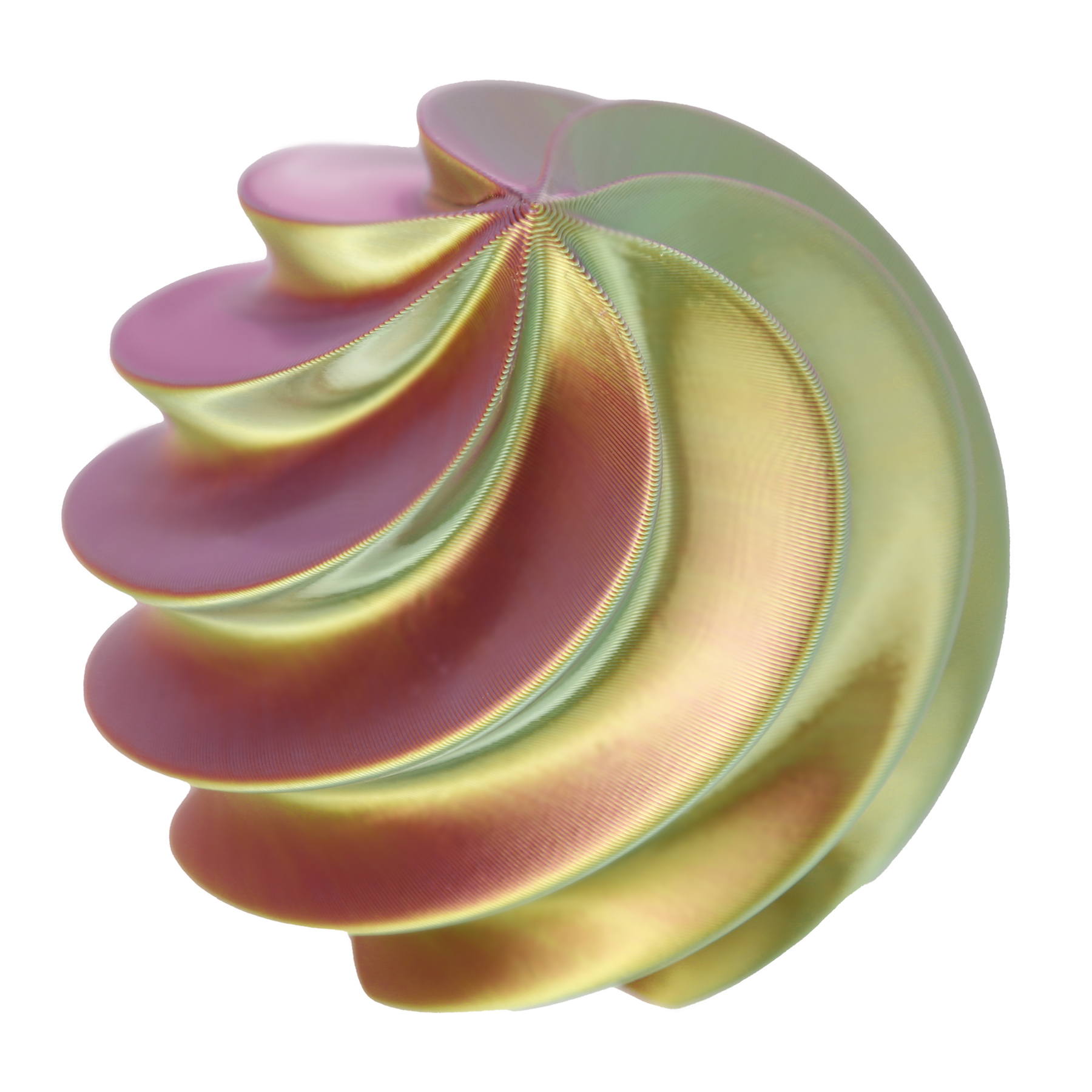 Green, Gold & Purple supplied color sample