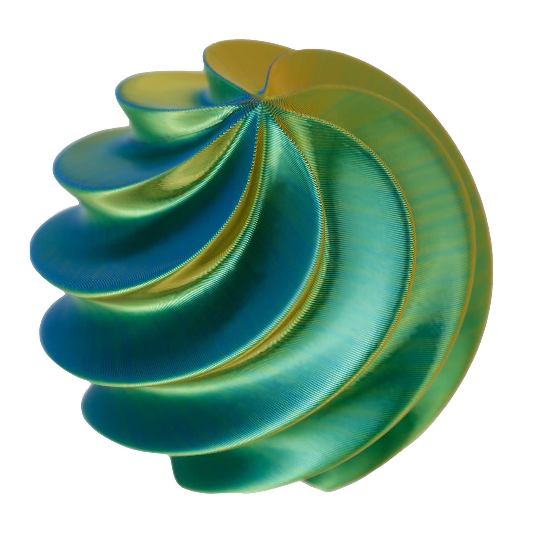 Blue, Green & Gold supplied color sample