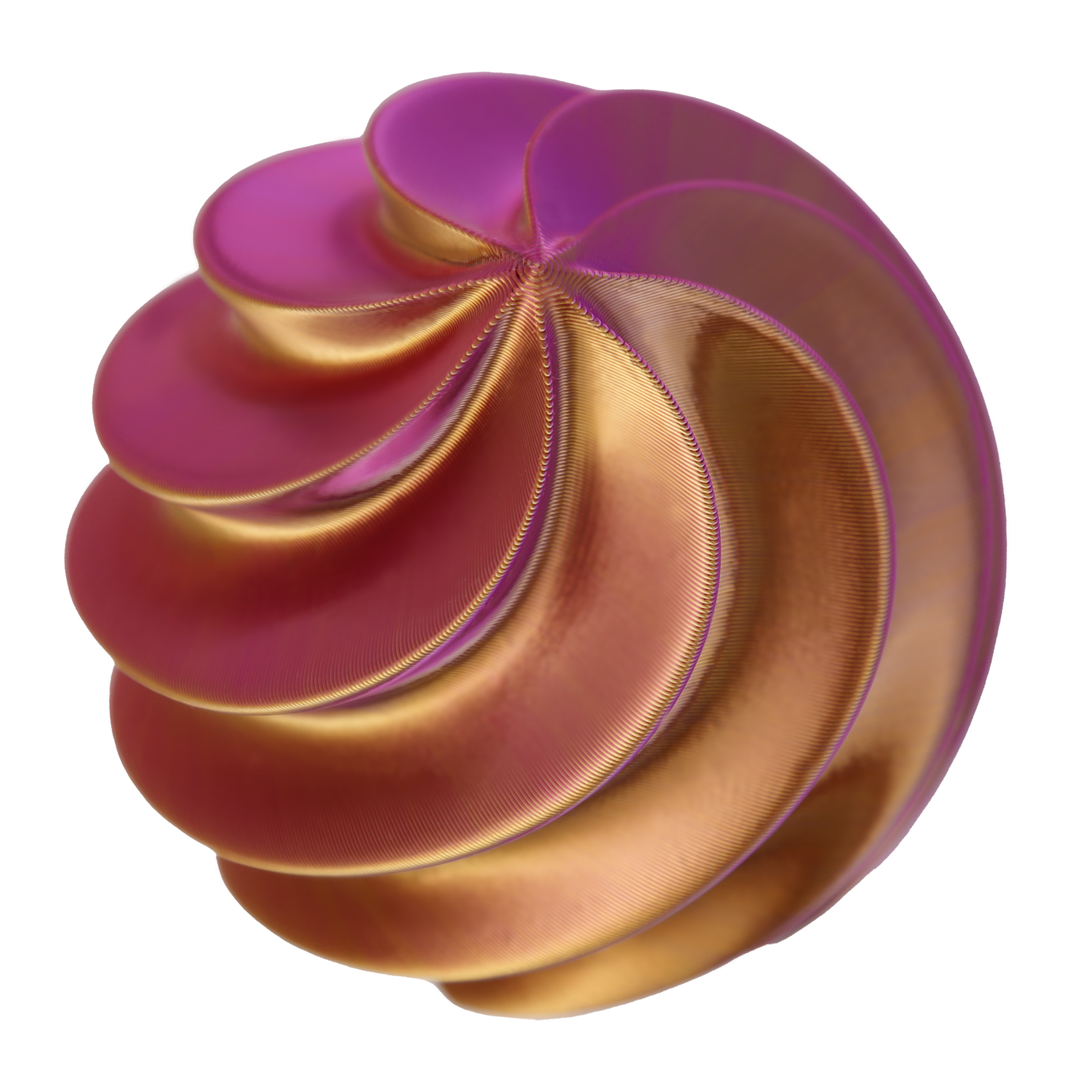 Red, Gold & Purple supplied color sample
