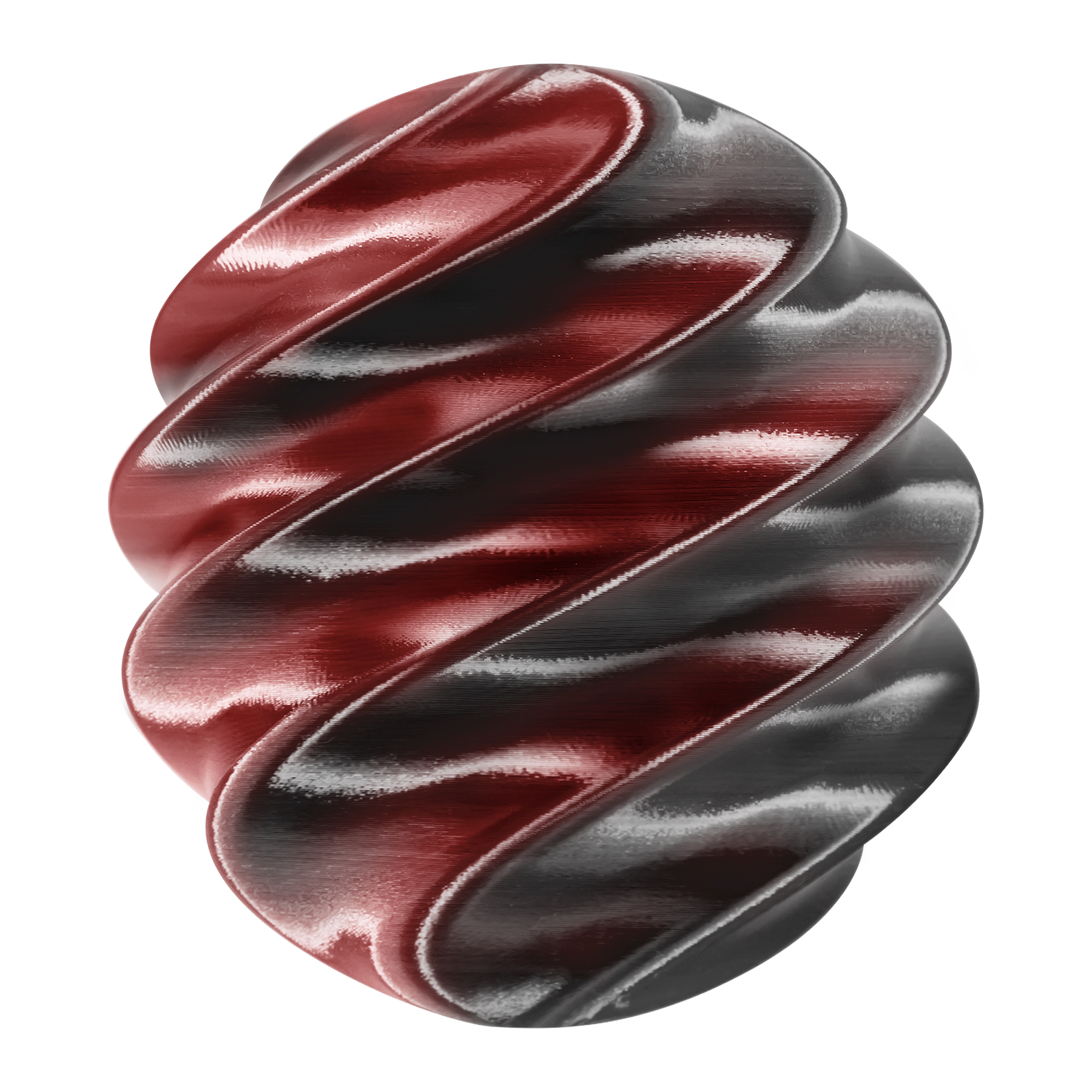 Midnight Red & Black supplied color sample
